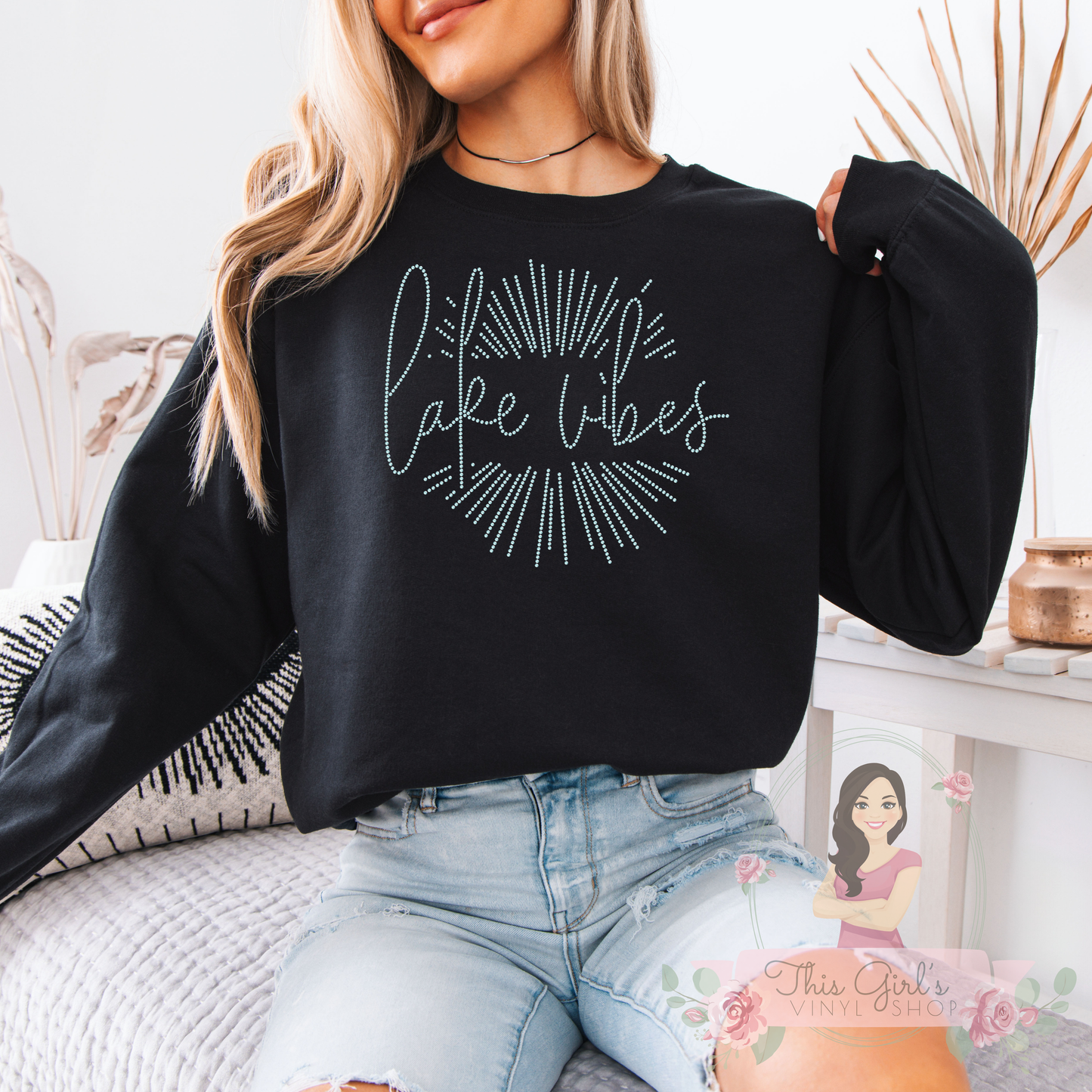 Lake Vibes Spangle Transfer