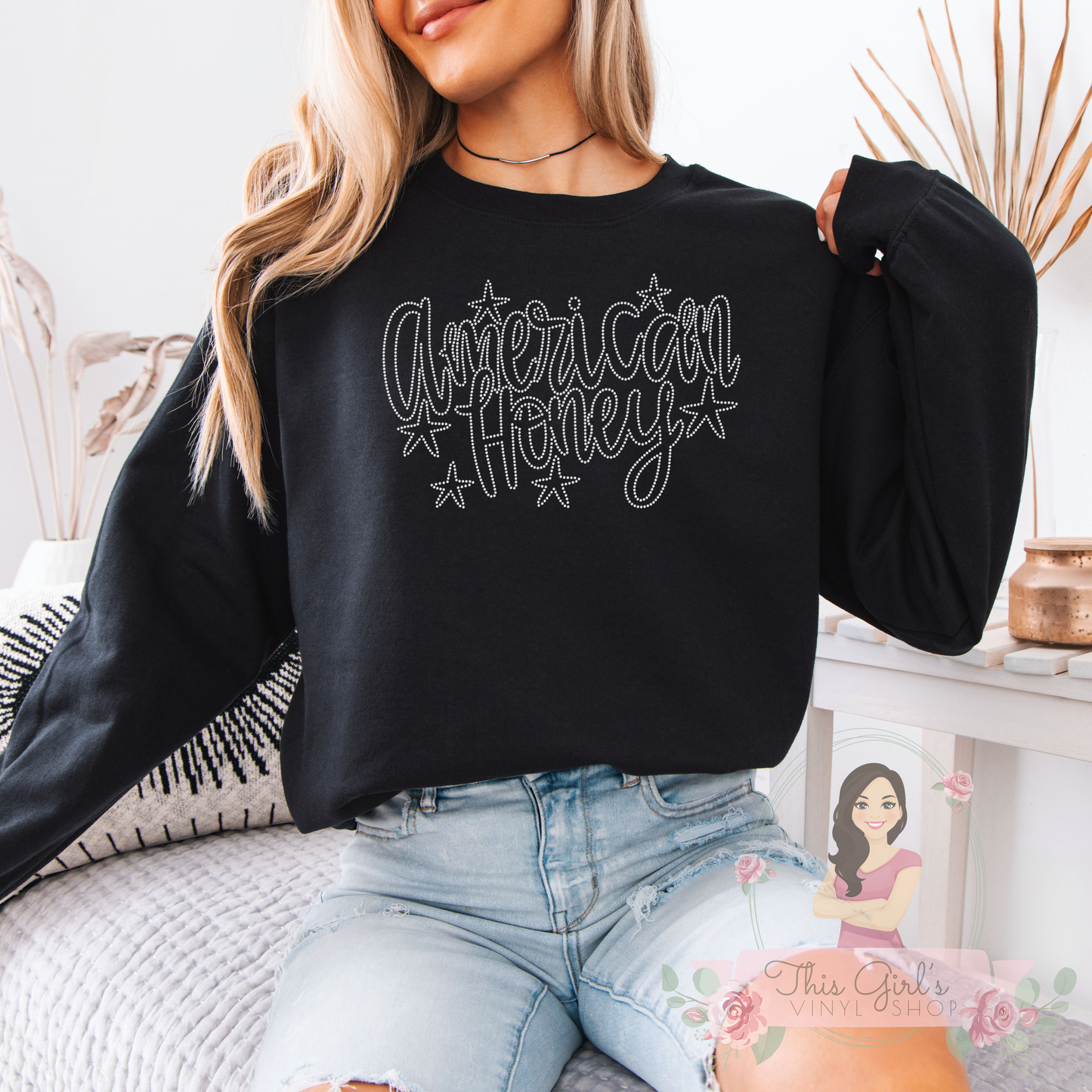 American Honey Spangle Transfer