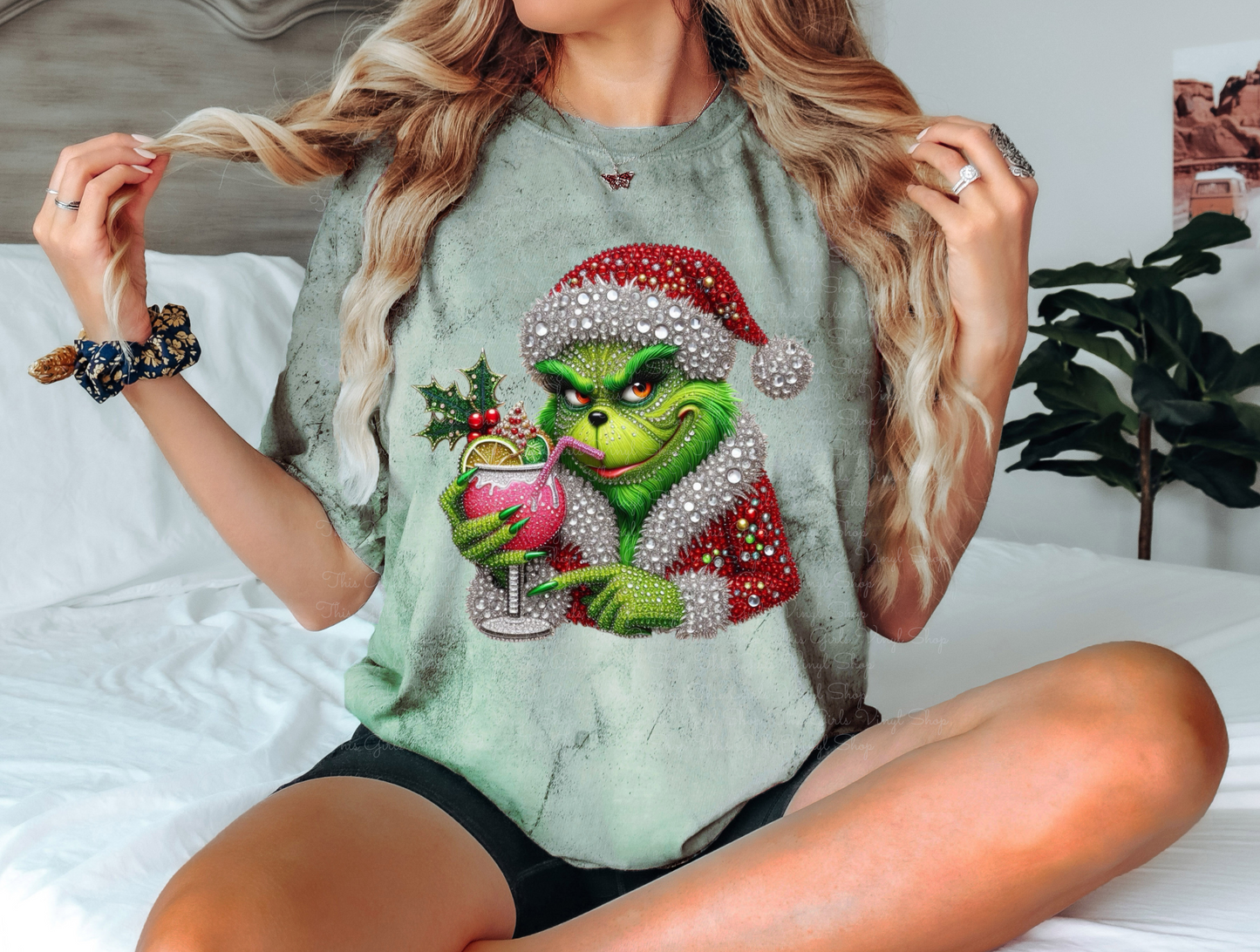 Blinged Out- Green Girly-EXCLUSIVE