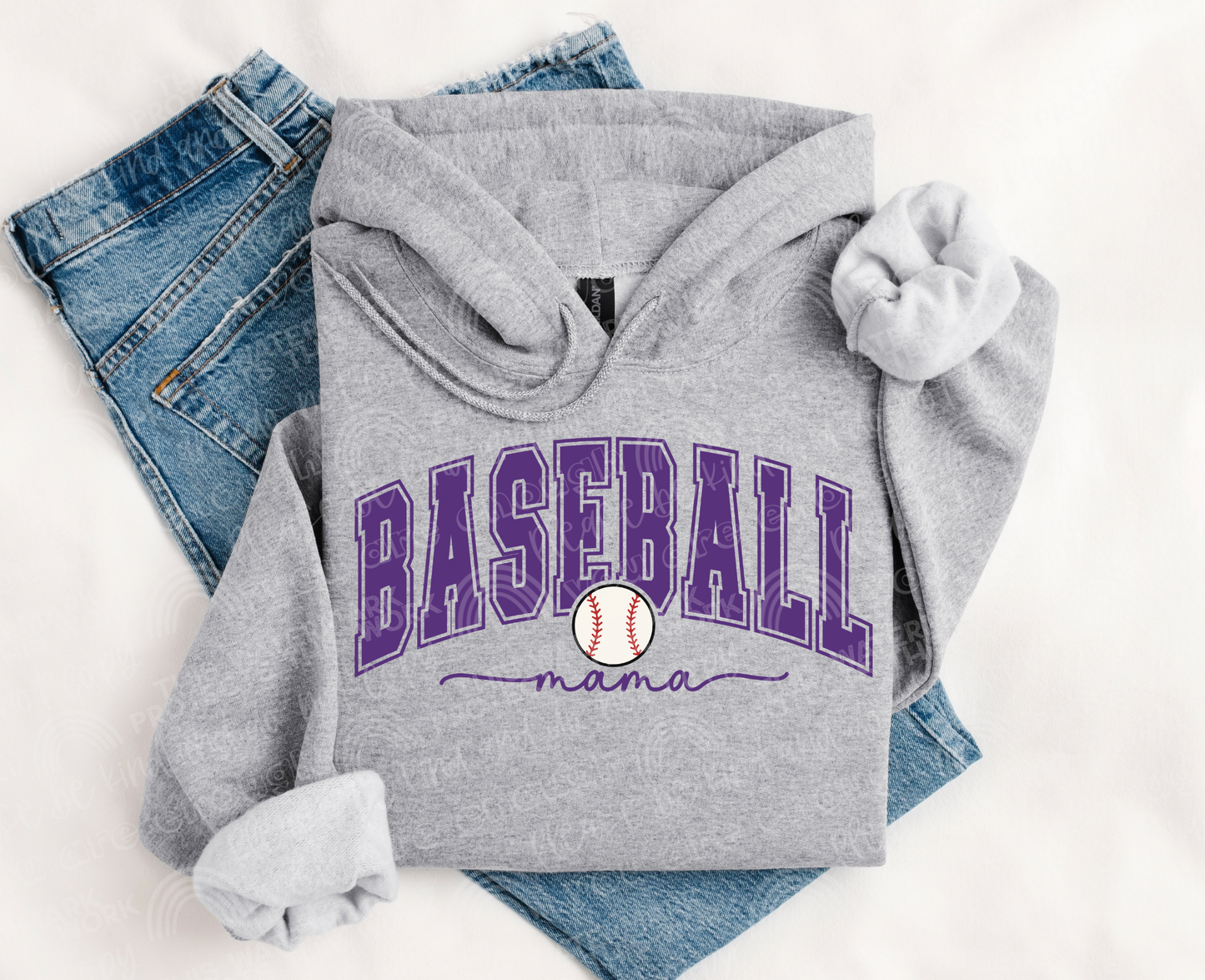 Baseball Mama DTF Transfer