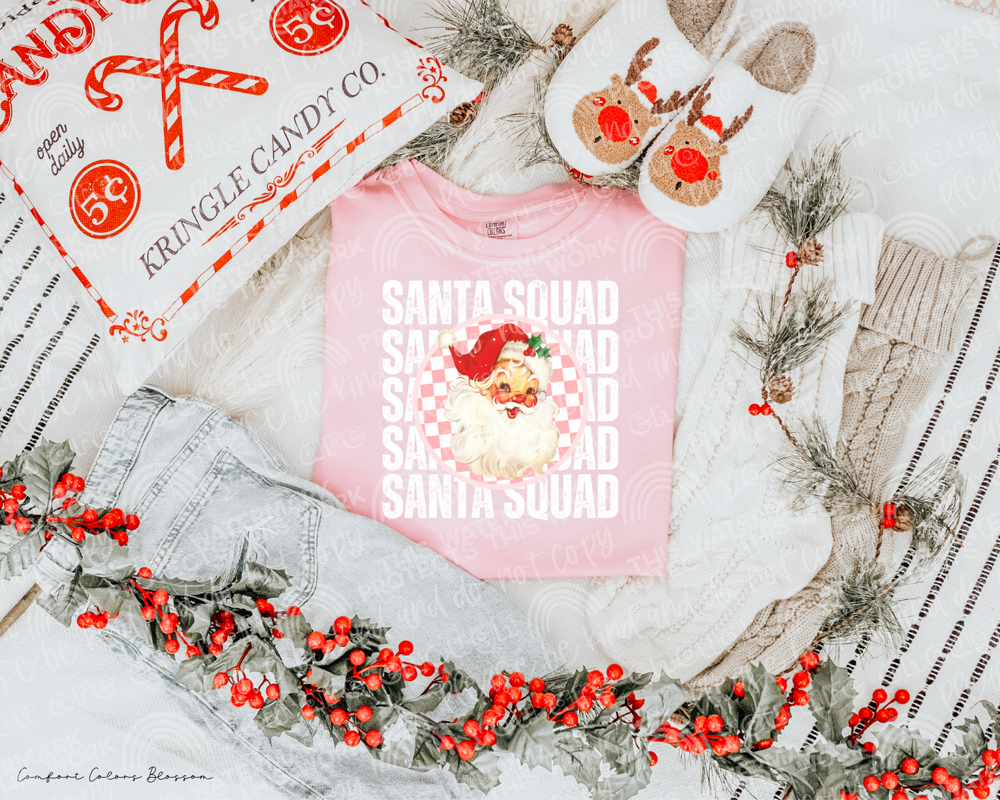 Santa Squad DTF Transfer