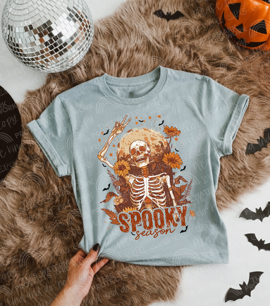 Spooky Season Sunflowers DTF Transfer