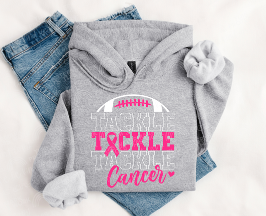 Tackle Cancer Stacked DTF Transfer