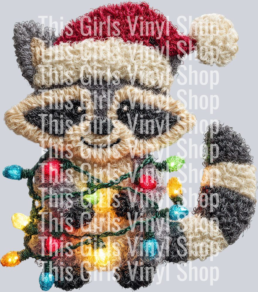 Festive Raccoon_