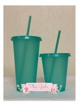 Load image into Gallery viewer, Glitter Cups (Mint) | This Girls Vinyl Shop
