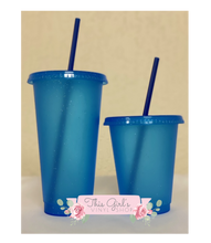 Load image into Gallery viewer, Glitter Cups (Royal Blue) | This Girls Vinyl Shop
