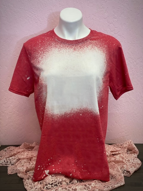 Heather Red Bleached Shirt