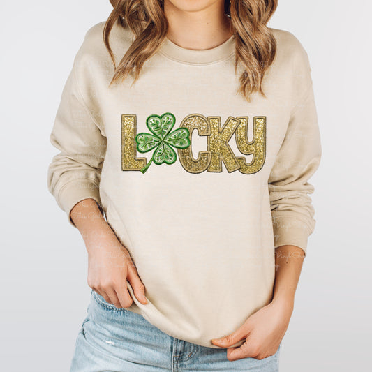 Lucky Faux Glitter