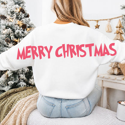 Merry Christmas Big Back-1 Crewneck