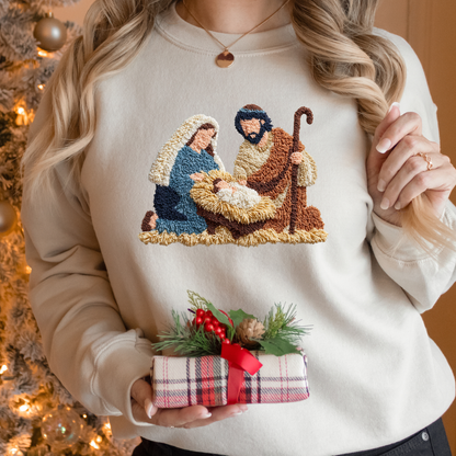 Nativity Scene Needle Work