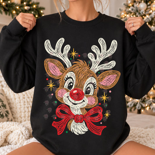 Merry Christmas Big Back 2 Crewneck