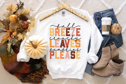 Fall Breeze DTF Transfer