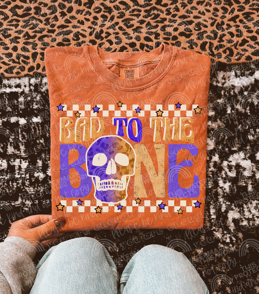 Bad To The Bone DTF Transfer