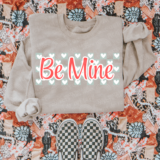 bemineheartcheckerboard