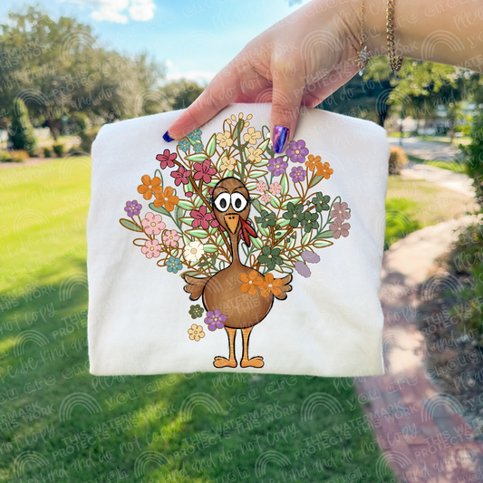 Boho Turkey DTF Transfer