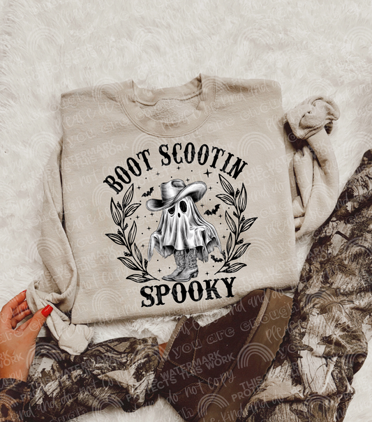 Boot Scootin Spooky DTF Transfer