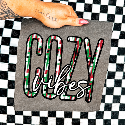 Cozy Vibes DTF Transfer