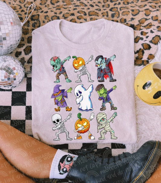 Dabbing Halloween Boys DTF Transfer