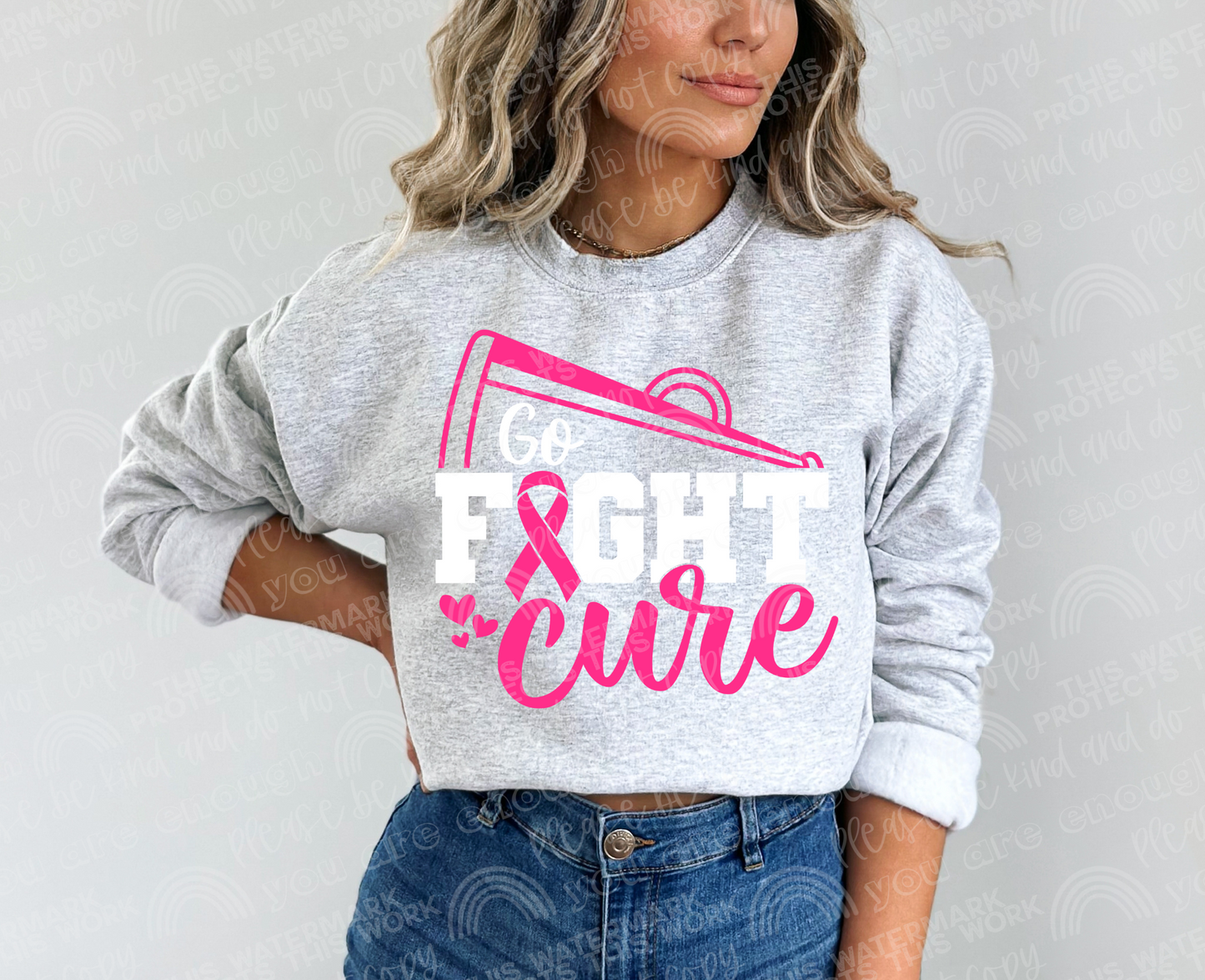 Go Fight Cure DTF Transfer