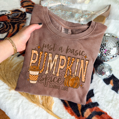 Pumpkin Spice Loving Girl