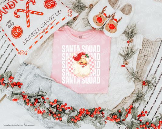 Santa Squad DTF Transfer