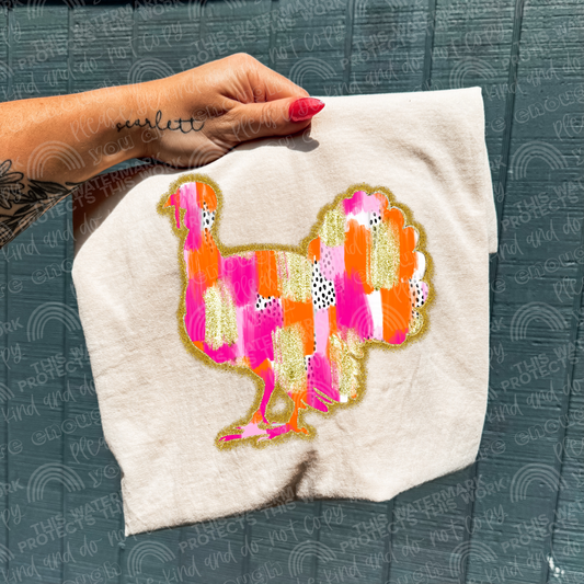 Splatter Turkey DTF Transfer