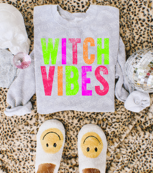 Witch Vibes Neon DTF Transfer