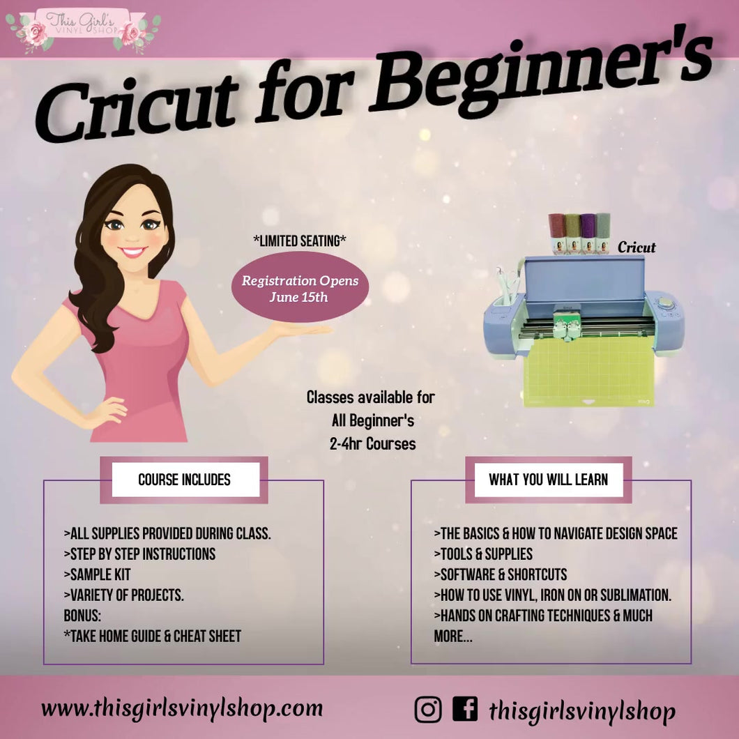 Cricut for Beginner's