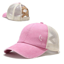 Load image into Gallery viewer, Distressed Baseball Cap (Pink) | This Girls Vinyl Shop
