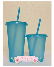 Load image into Gallery viewer, Glitter Cups (Light Blue) | This Girls Vinyl Shop
