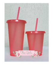 Load image into Gallery viewer, Glitter Cups (Pink) | This Girls Vinyl Shop
