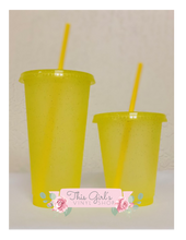 Load image into Gallery viewer, Glitter Cups (Yellow) | This Girls Vinyl Shop
