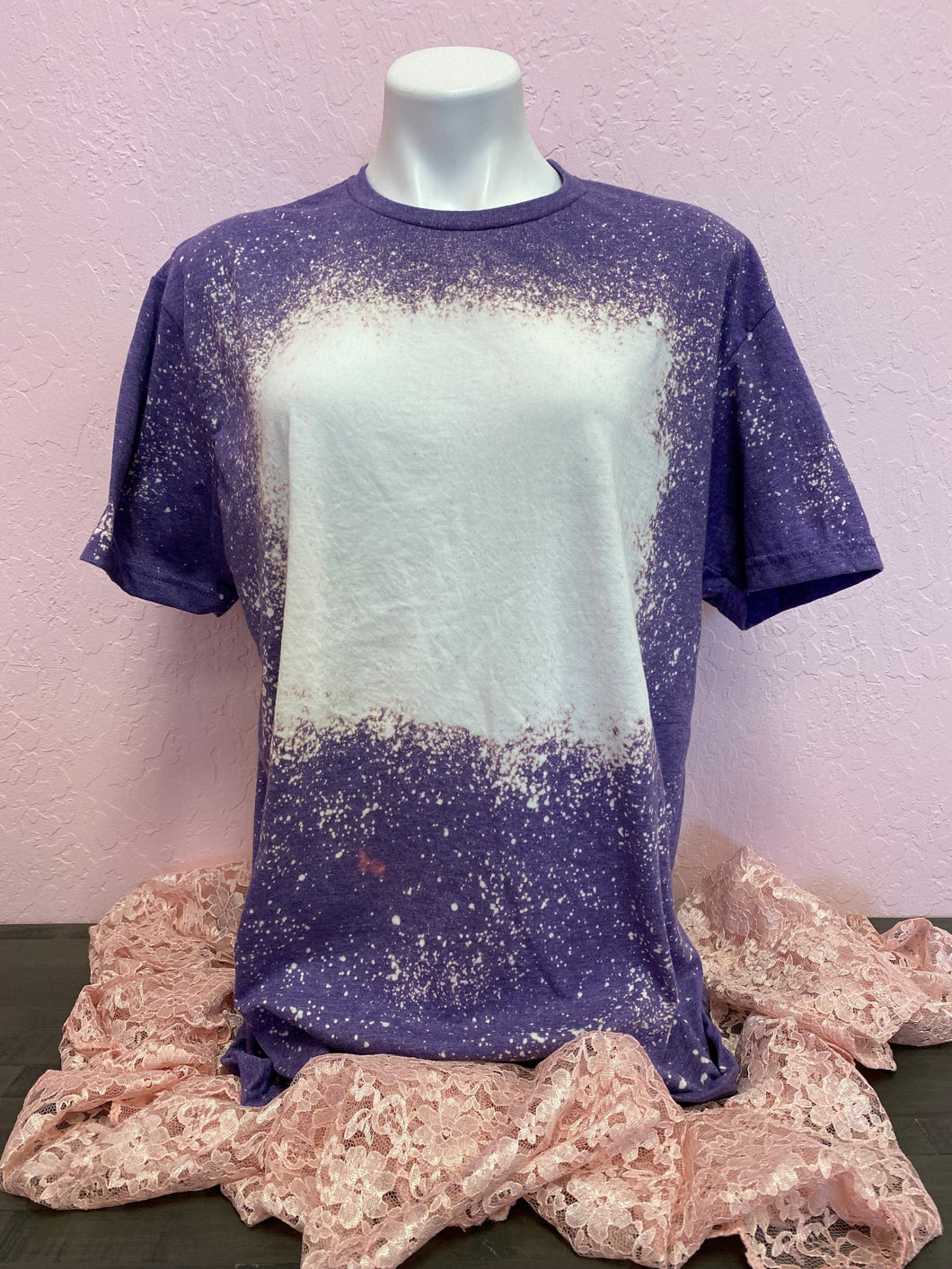 Heather Purple Bleached Shirt