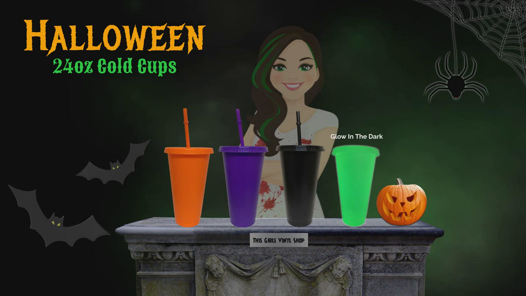 24oz Halloween Cold Cups